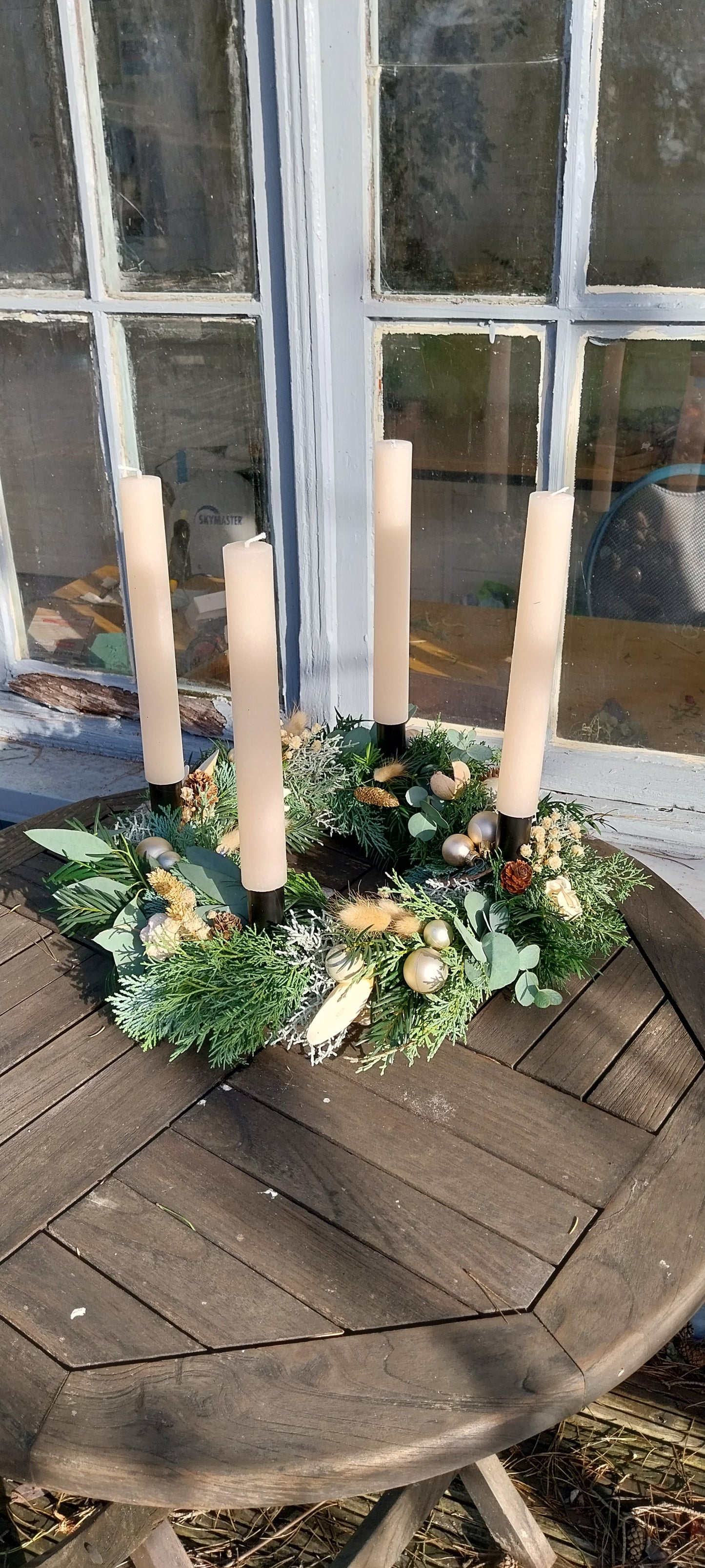 Adventskranz binden