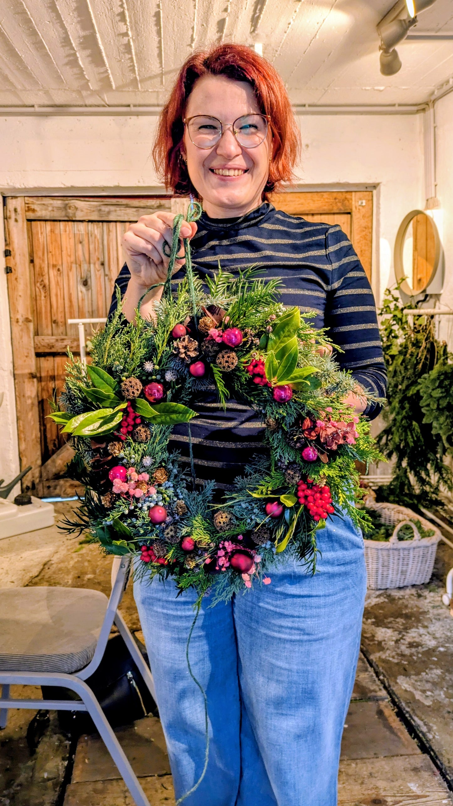 Adventskranz binden