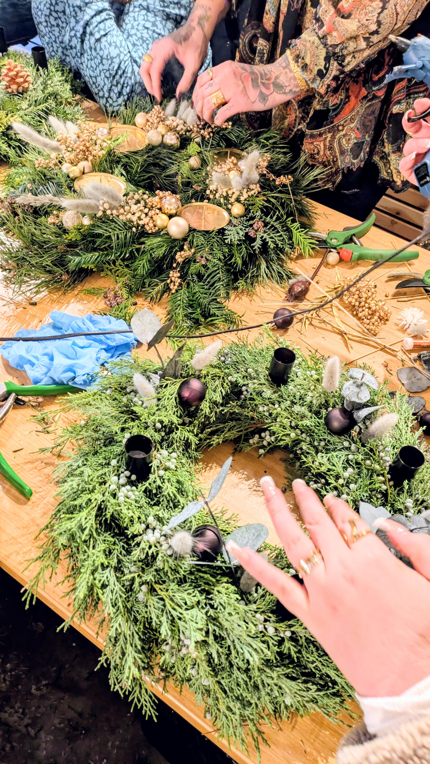 Adventskranz binden