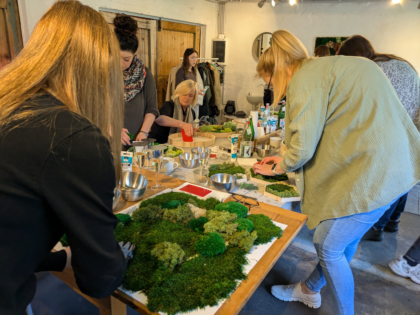 Moosbild Workshop groß 50x70 cm