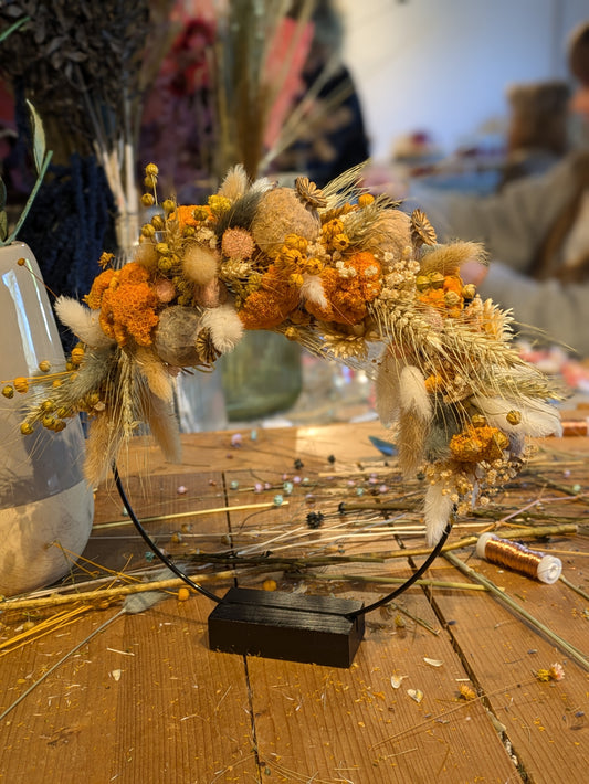 Trockenblumen Ring